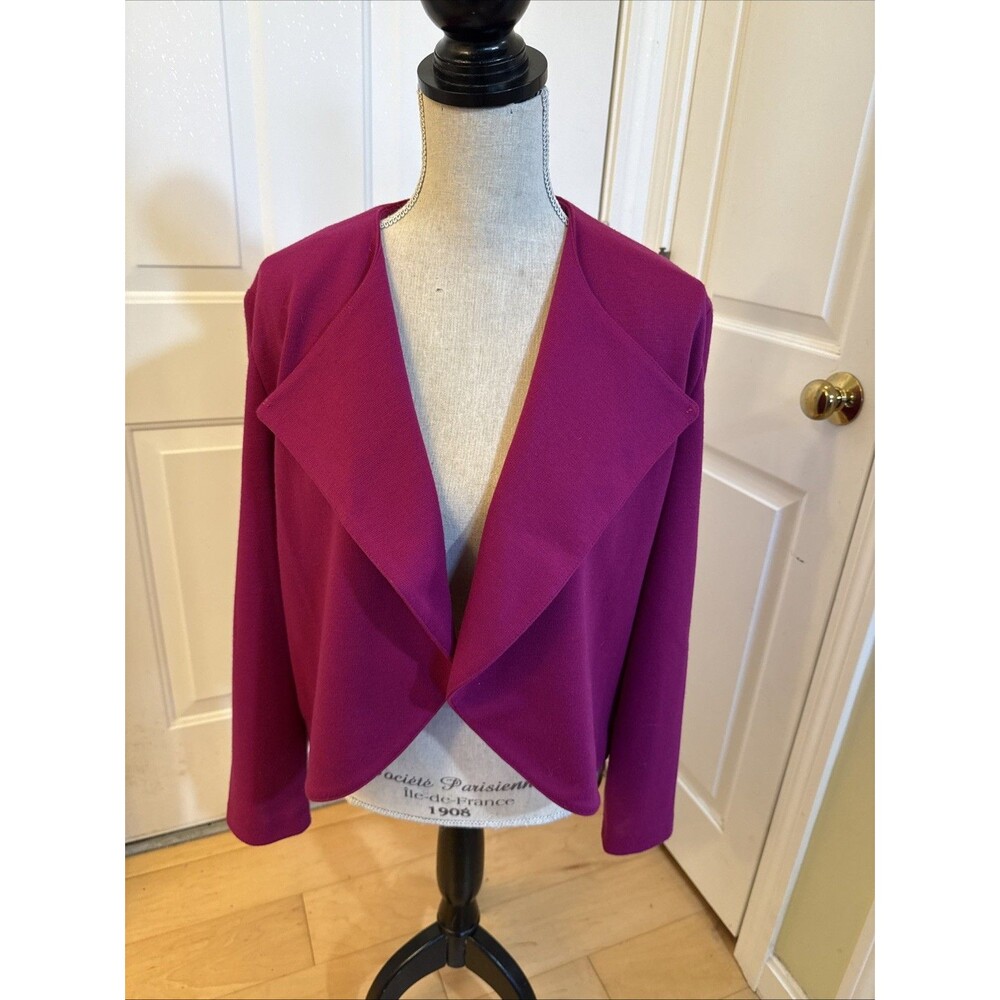 VINTAGE VALUE Caron Chicago Magenta Pink Womens Jacket Size 10
